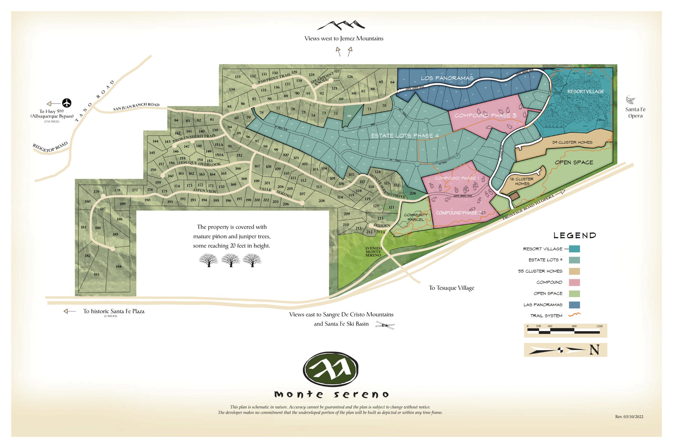 MONTE SERENO-subdivision map_all lots numbered_3.23_20x30